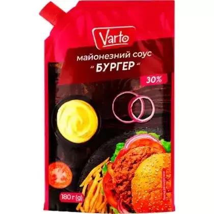 Майонезний соус Varto Бургер 180 г