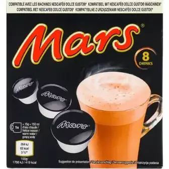 Шоколад в капсулах Dolce Gusto Mars 8 шт