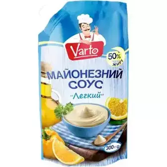 Майонезний соус Varto Легкий 50% 300 г