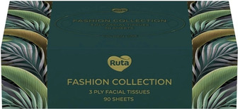 Серветки косметичні Ruta Fashion Collection 3-х шарові, 90 шт.