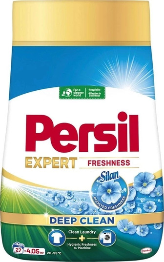 Пральний порошок Persil Expert Deep Clean Автомат Свіжість від Silan 27 циклів прання, 4.05 кг