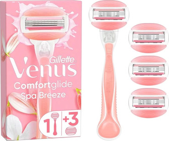 Станок для гоління жіночий (Бритва) Venus Comfortglide Spa Breeze з 4 змінними картриджами