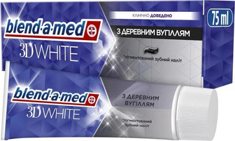 Зубна паста Blend-a-med 3D White Вугілля деревне 75 мл