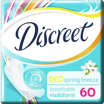 Ежедневные гигиенические прокладки Discreet Deo Spring Breeze 60 шт.