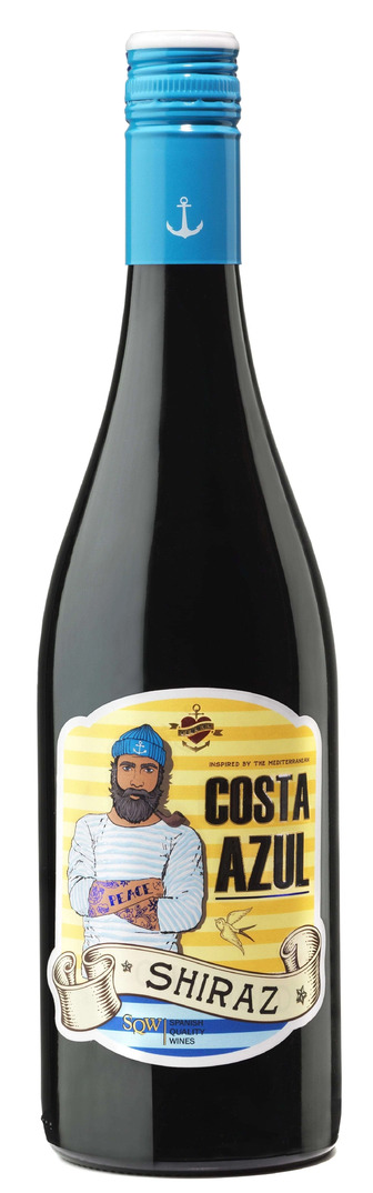 Вино Costa Azul Bodegas Lozano Shiraz червоне сухе 13% 0.75 л (8427894019215)