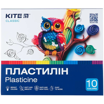 Пластилін Kite Classic 10 кольорів (4063276208408)