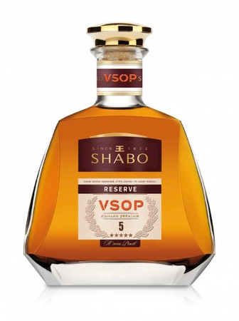 Бренді України Shabo Reserve VSOP 5 років витримки 40%, 0.5 л