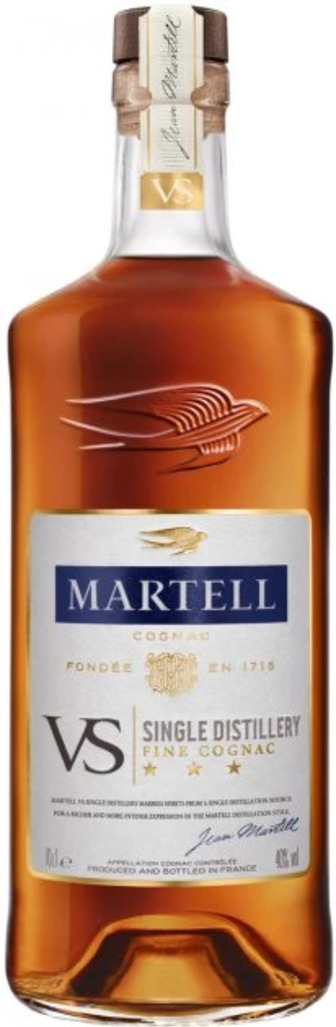 Коньяк Martell VS 40% у подарунковій упаковці, 0.7 л