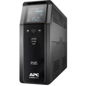 Джерело безперебійного живлення APC Back UPS Pro S 1600VA/720W, LCD, USB, 6+2 C13