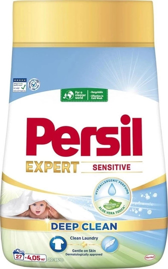 Пральний порошок Persil Expert Deep Clean Автомат Sensitive 27 циклів прання, 4.05 кг