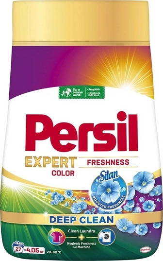 Пральний порошок Persil Expert Deep Clean Автомат Color Свіжість від Silan 27 циклів прання, 4.05 кг